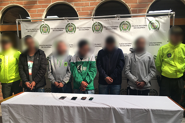 Capturados 5 presuntos integrantes del grupo delincuencial ‘pachelly’ de Bello  