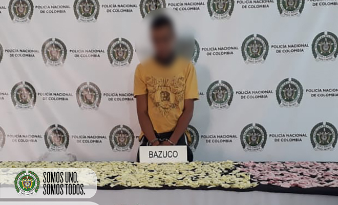 En intervención en el centro de Medellín y seguimiento a través cámaras incautadas más de 5.000 dosis de estupefacientes   