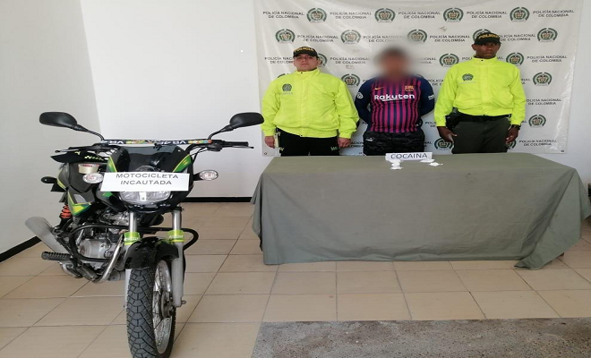 Capturado “Lucho” con clorhidrato de cocaína en Rivera, Neiva