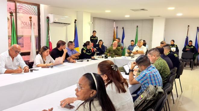 Autoridades analizaron fenómenos delictivos y definieron acciones conjuntas para mejorar la seguridad en el departamento.