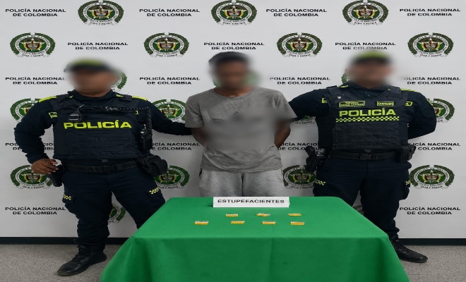 Capturado en flagrancia por el presunto delito de tr&aacute;fico de estupefacientes en Ceret&eacute;