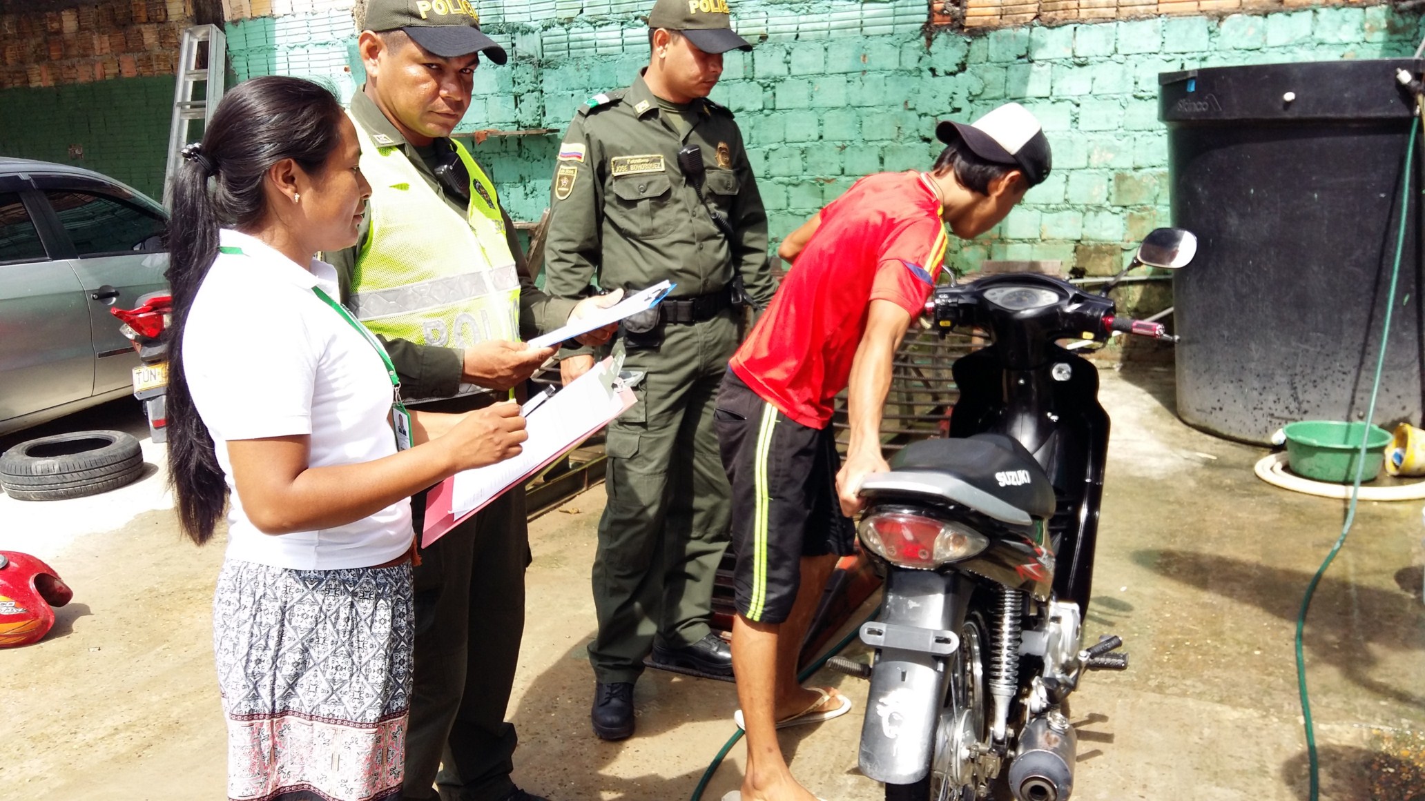 Visitas de inspección a sitios donde se utiliza agua 