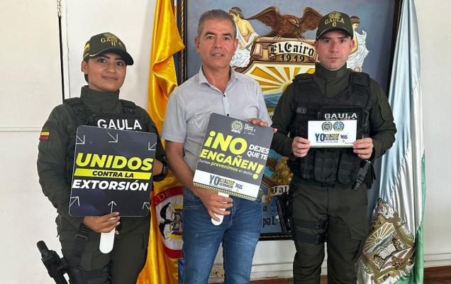 Córtale la conexión a la extorsión, es la campaña del grupo GAULA de la Policía