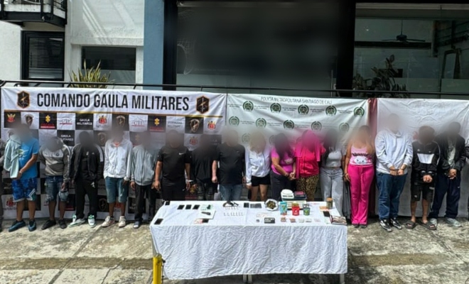 13 capturados, entre ellos alias &ldquo;Miguel&rdquo;, y una importante incautaci&oacute;n de armas, droga y dinero en operativo contra el narcotr&aacute;fico.