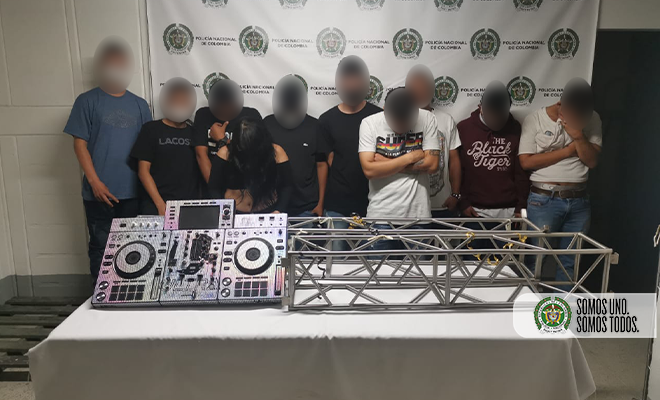 dies capturados en fiesta en castilla