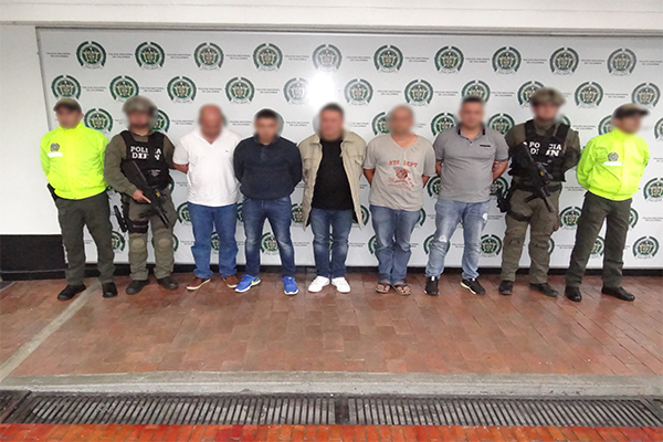 Capturadas seis personas con fines de extradición, integrantes de una red criminal vinculada al clan del golfo