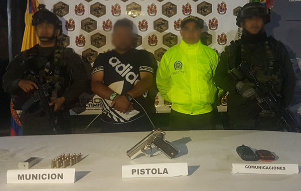 Capturado cabecilla de milicias y enlace de narcotráfico del ELN en Antioquia