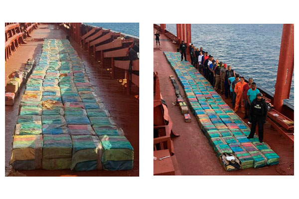 En operaciones contra el narcotráfico caen casi siete toneladas de cocaína