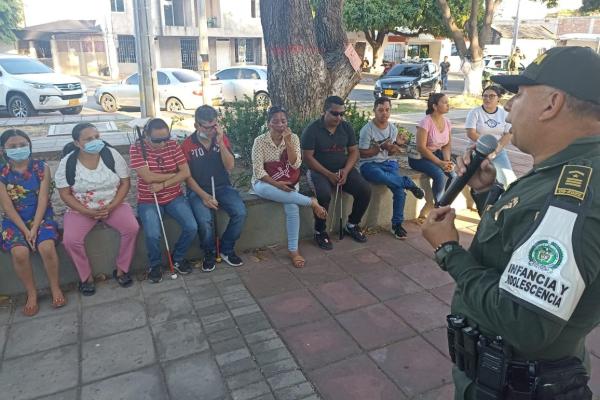 El grupo de Infancia y Adolescencia festejó este día con 20 niños, niñas, adolescentes y adultos con deficiencia visual