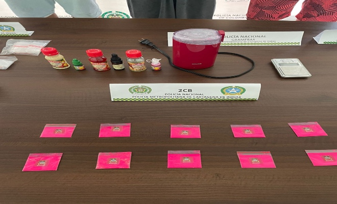 Megaoperativo permite desmantelar fábrica de elaboración de drogas sintéticas, capturando a cinco de sus integrantes