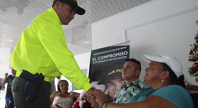 En-cinco horas-la Policía Nacional-logró el reencuentro-de-una madre-y-su hijo-en-el-Meta