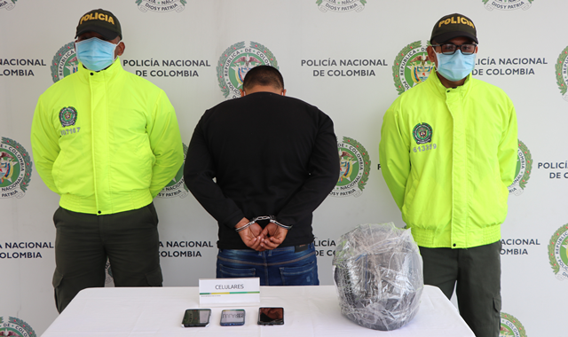 El sujeto capturado conocido como el "Cortico o el Gordo" al parecer se encuentra involucrado en varios delitos.