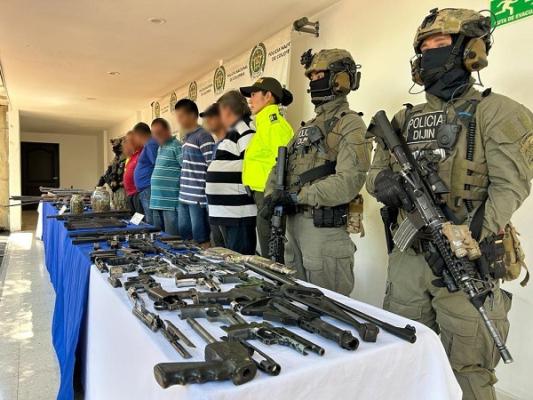 Captura de siete de sus presuntos integrantes y la incautación de material de guerra 