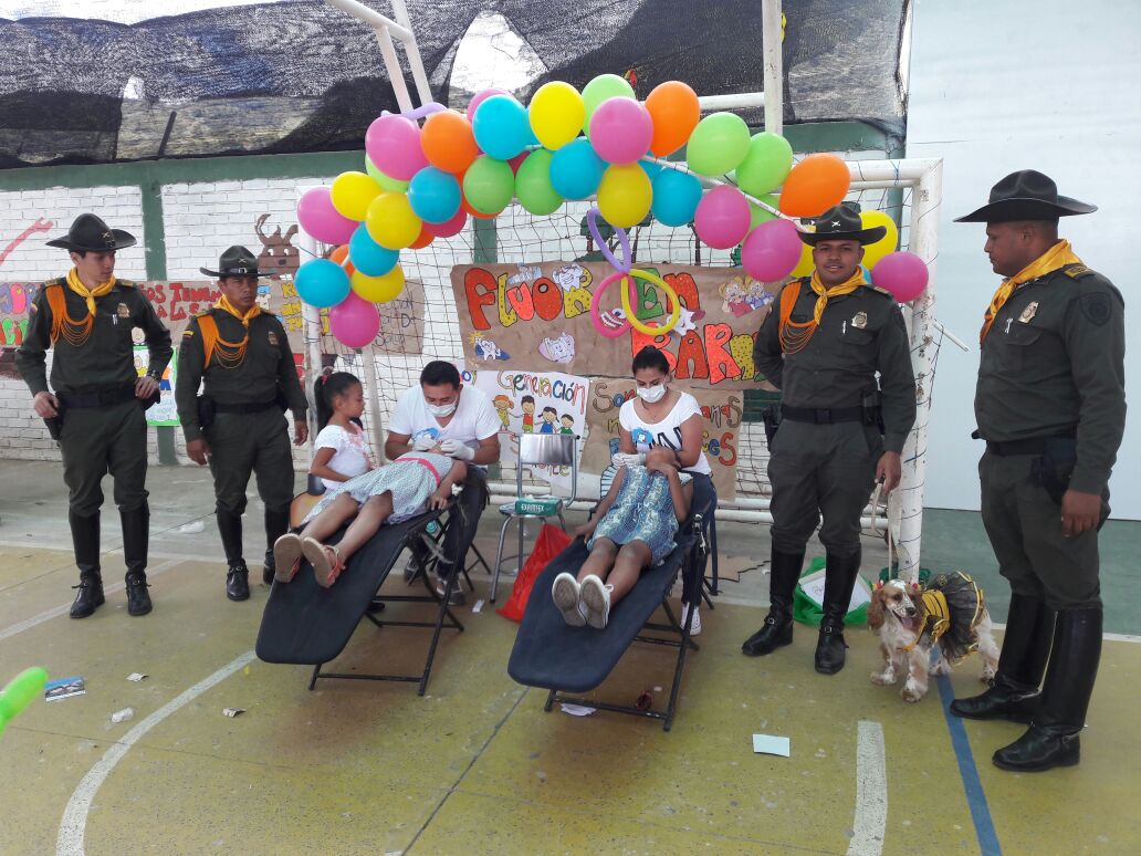 Policía Nacional compartió con los niños y niñas del norte de Nariño