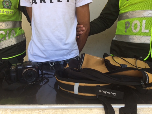 Capturado en flagrancia