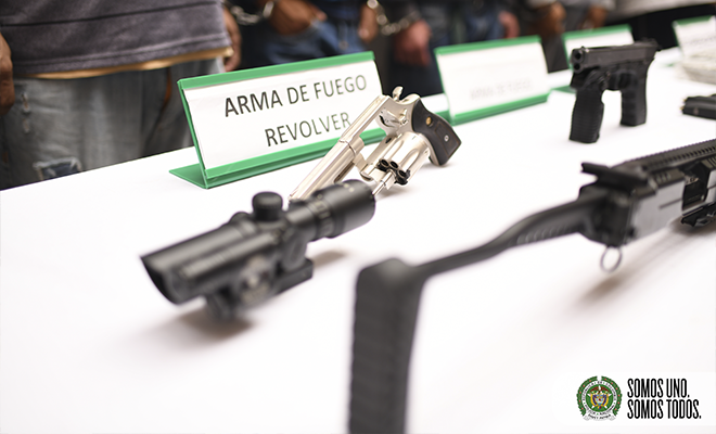 incautación armas de fuego el limonar