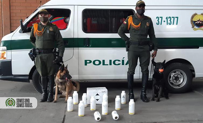 incautación de 3 kilos de marihuana