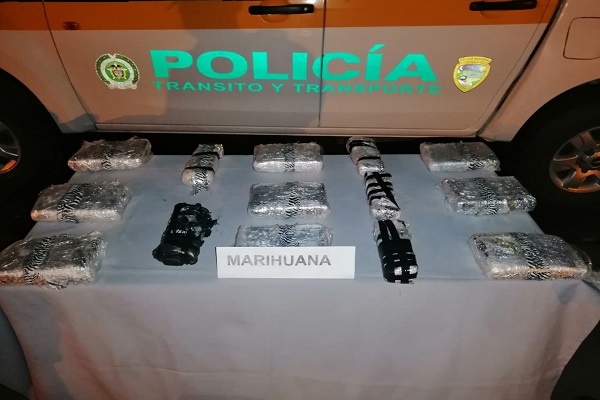 La droga venía en modalidad encomienda dentro de un compresor de aire 