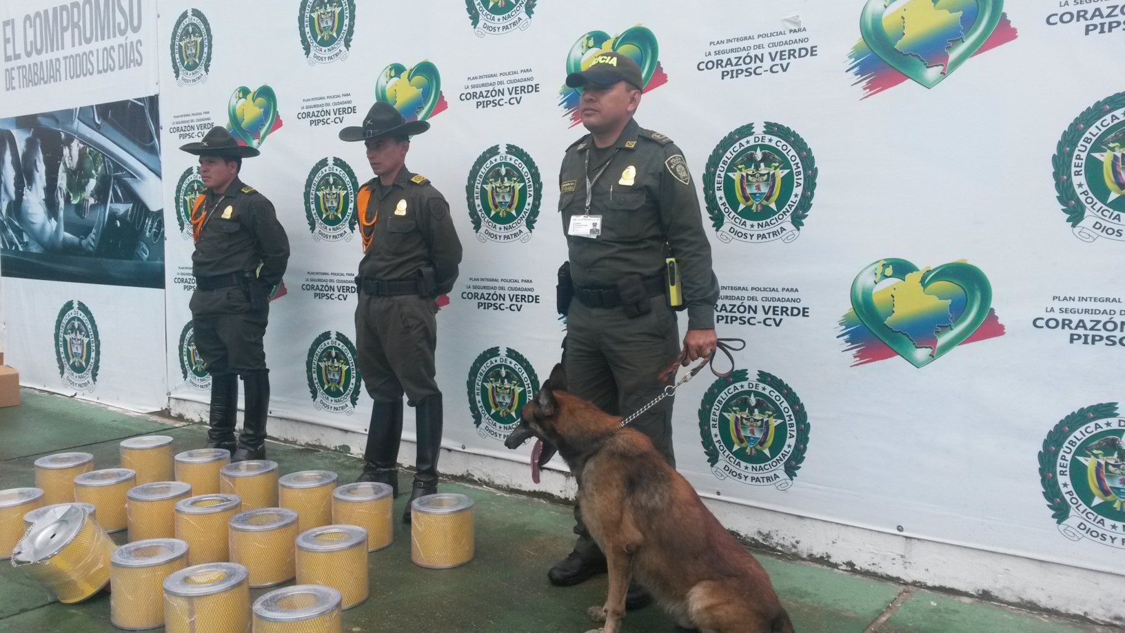 Los insumos fueron enviados por vía aérea 
