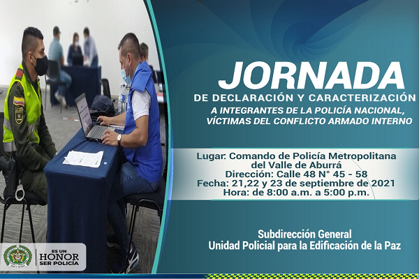 Jornada de Declaración y Caracterización a Integrantes de la Policía