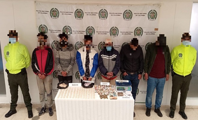 Seis capturados que afectaban la tranquilidad de residentes del centro y barrios surorientales. 