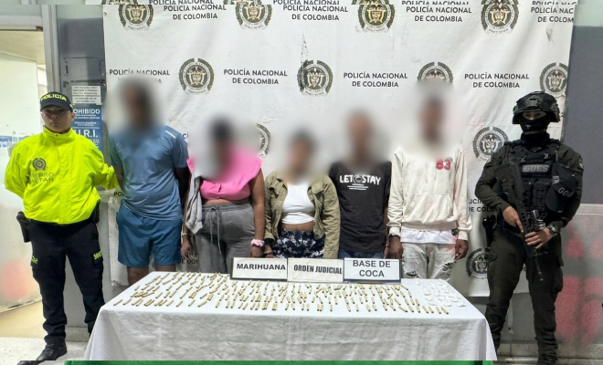 Desarticulado en Barranquilla a “Los Occidentales”, estructura criminal dedicada al microtráfico