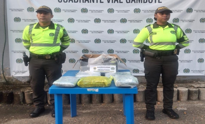 Incautadas 5.970 dosis de marihuana en operativo de control vial en la Ruta 9005 en Bol&iacute;var