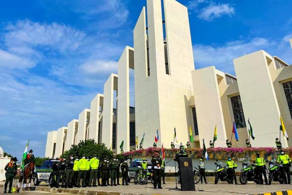 Más de 1.200 Policías brindaran la seguridad en el Cesar