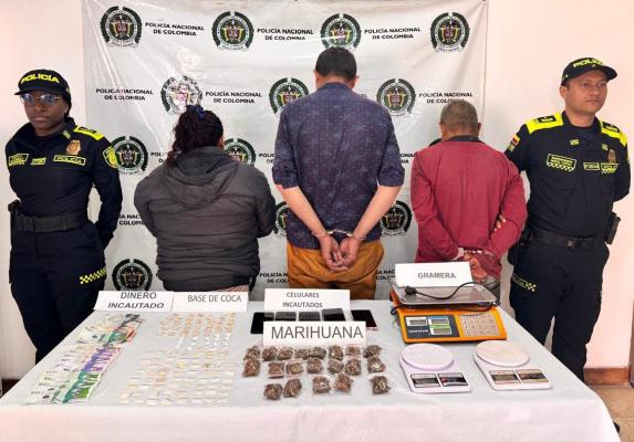 golpe al microtráfico en Caldas