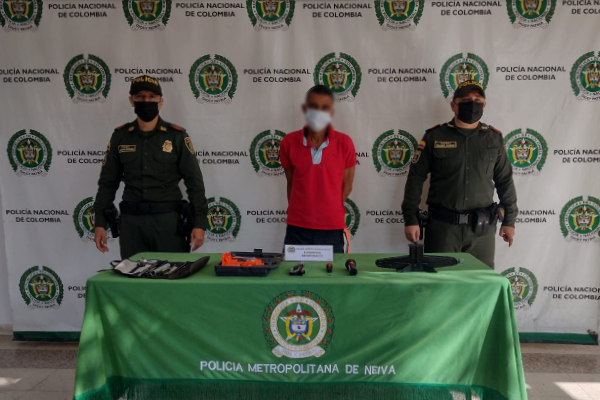 Capturamos a una persona en flagrancia por el delito de hurto