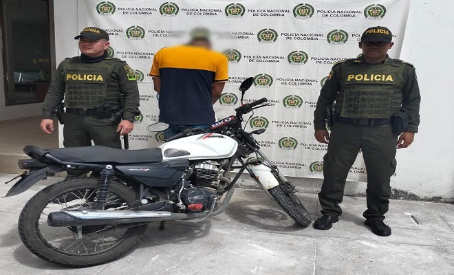 En rápida reacción policial es capturado un hombre de nacionalidad extranjera por hurto