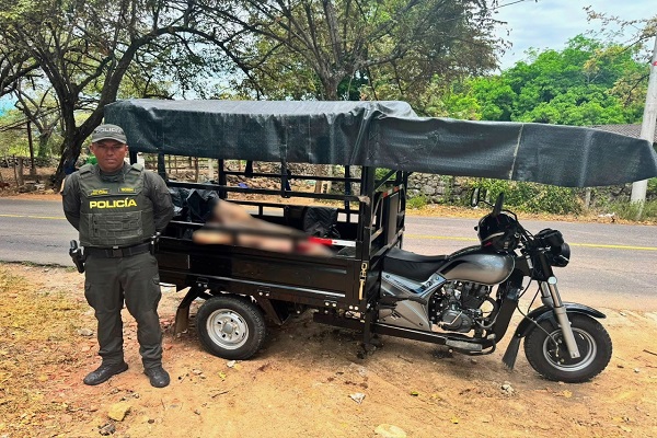 Policía con la incautación de 280 kilogramos de carne de cerdo transportada sin documentación