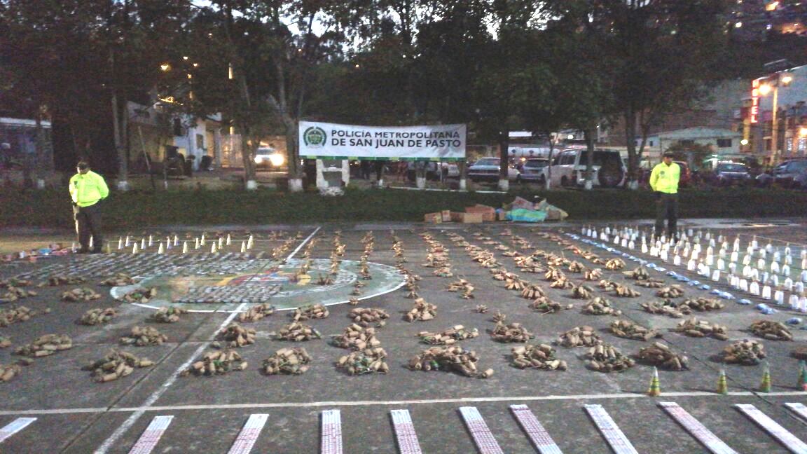 Millonario cargamento de pólvora es interceptado por la Policía Nacional-Pasto-Nariño