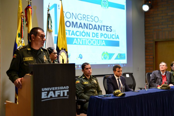 Palabras brigadier General Oscar Gómez en primer congreso comandantes código nacional de policía