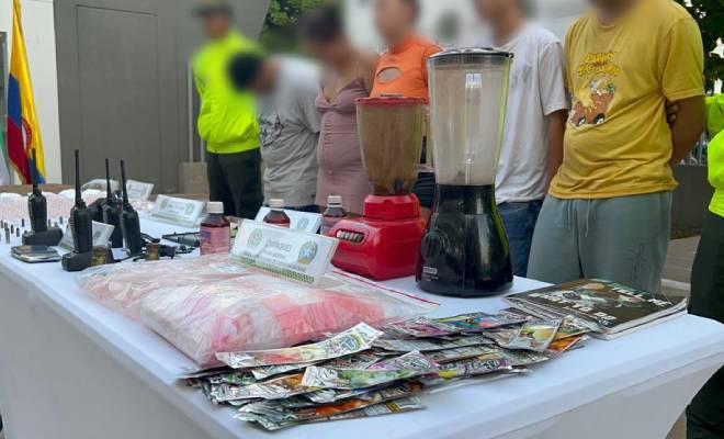 Desarticulada banda delincuencial que expendía más de 11 mil dosis de estupefacientes