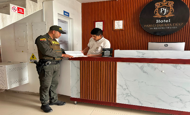 Policía realizando Controles y prevención en sitios de mayor afluencia