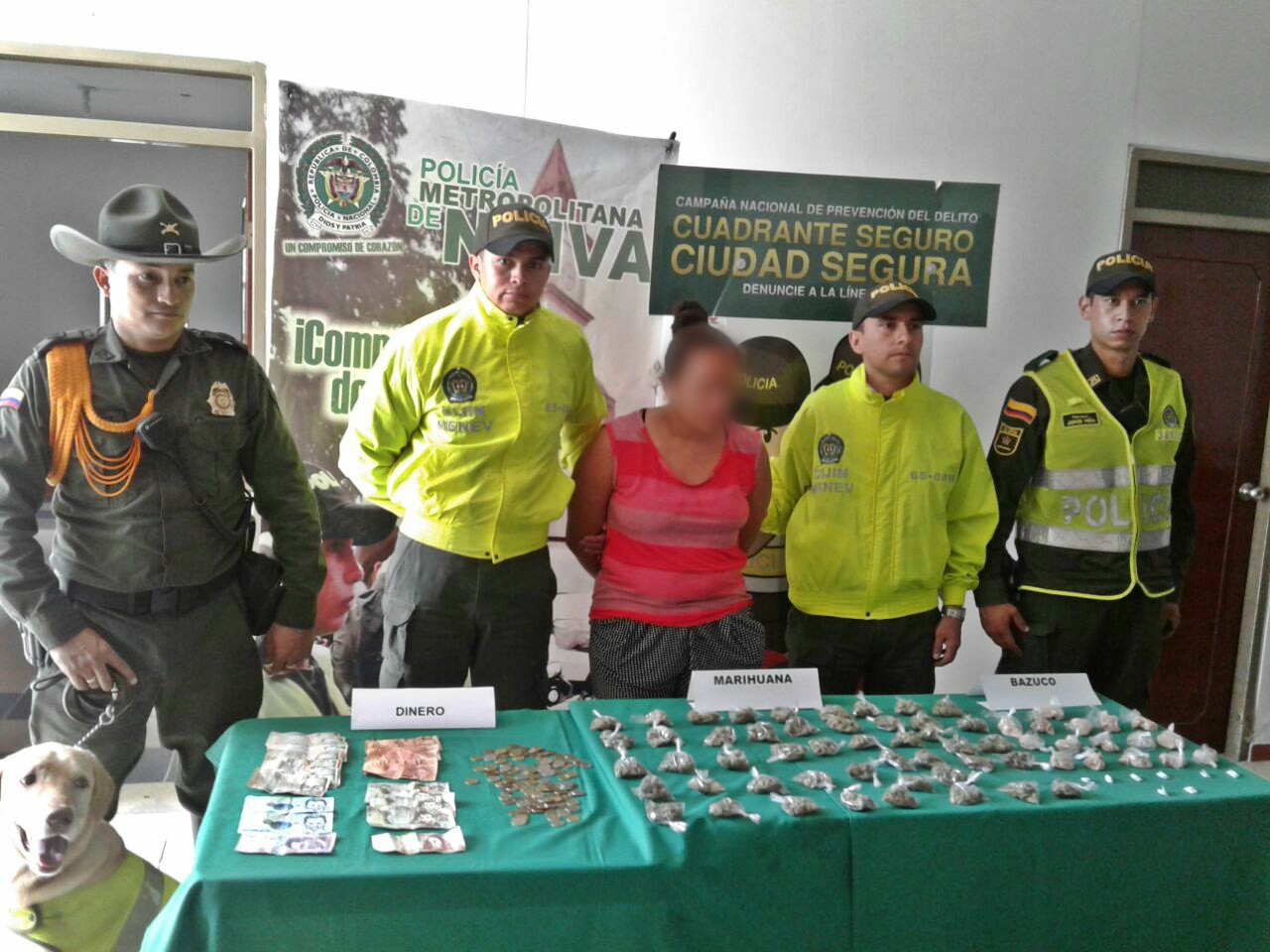 Resultados operativos de roky nuestro perro antidrogas