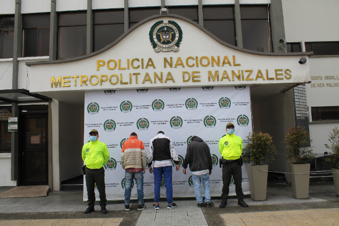 Capturamos tres hombres pertenecientes al grupo delincuencial “Los Pinterest”