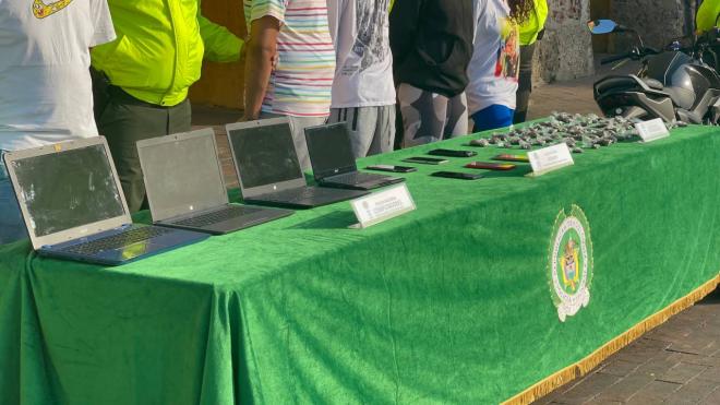 Elementos incautados 