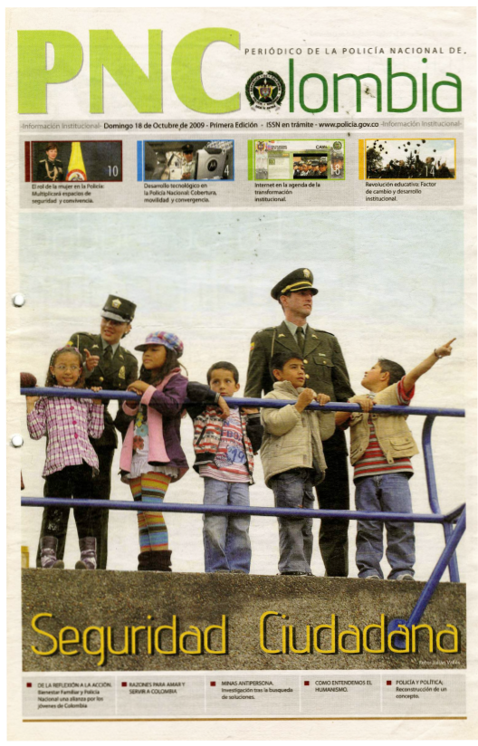 Portada peri&oacute;dico PNC edicion 1