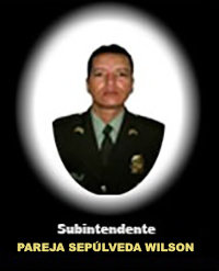 Fotograf&iacute;a del Se&ntilde;or SI. Pareja Sep&uacute;lveda Wilson Gabriel quien falleci&oacute; en cumplimiento de su deber.