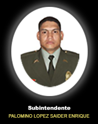 Fotograf&iacute;a del Se&ntilde;or Si. Palomino Lopez Saider Enrique quien falleci&oacute; en cumplimiento de su deber.