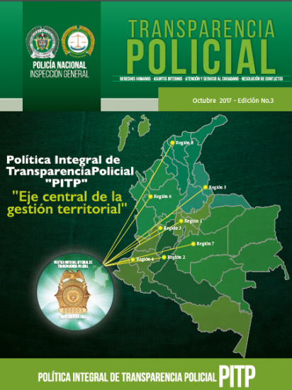 Portada de la tercera edición del magazín Transparencia Policial