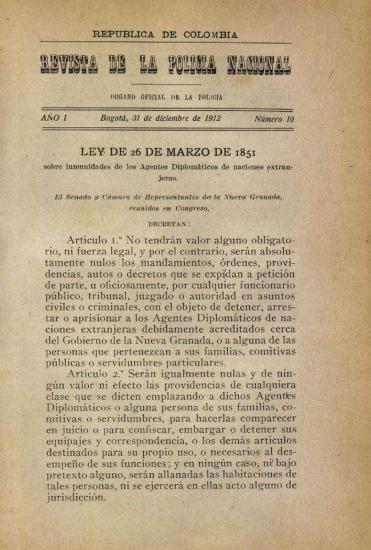 Portada de la Revista de la Policía