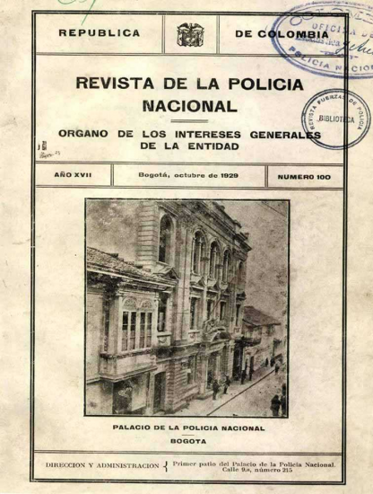 Portada de la Revista de la Policía