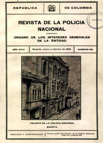Portada de la Revista de la Policía