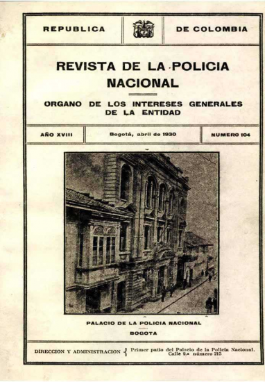 Portada de la Revista de la Policía
