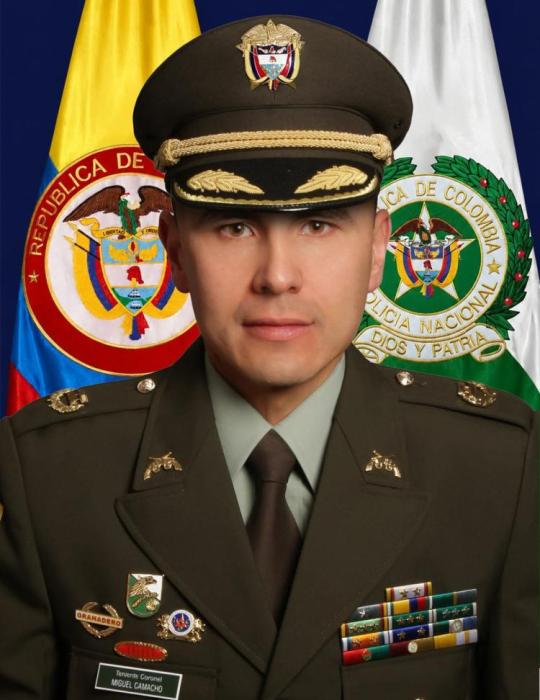 Teniente coronel Miguel Mauricio Camacho Mej&iacute;a 